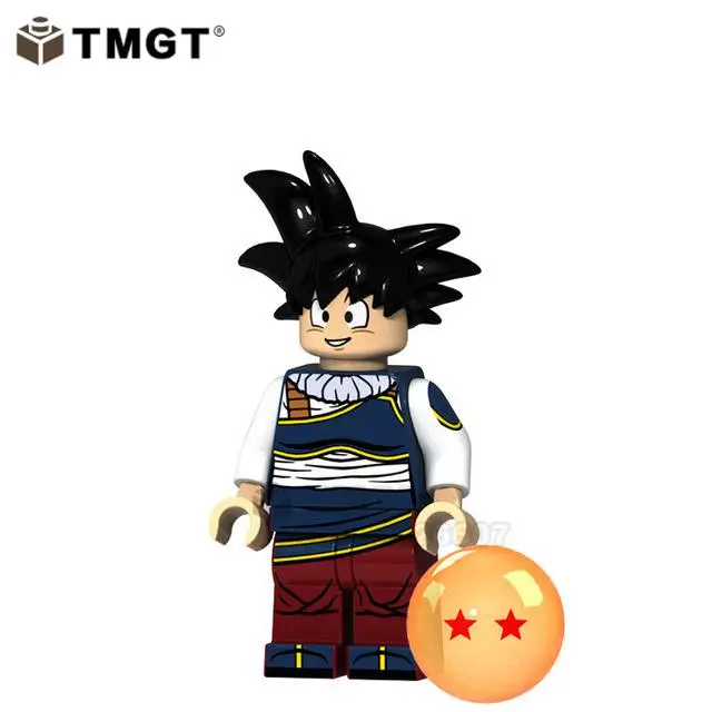 Одна распродажа Dragon Ball Z Сон Гоку гогета плавки ланч-маи Android 17 строительные блоки игрушки для детей - Цвет: XP064-Goku