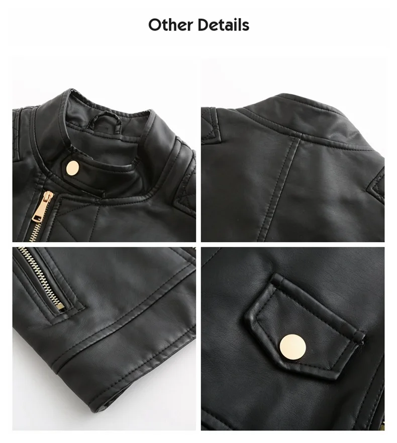 

Motorcycle Women Coats & Jackets Short Leather Jacket Spring Autumn Women's Jacket Fashion Moto Biker Jacket Slim Black Coat
