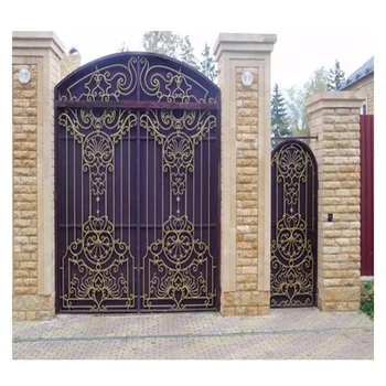 Hot Product In Stock Wrought Iron Front Storm Doors