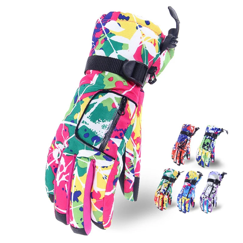 

Women's Winter Warm Gloves Snowboarding Waterproof Breathable Equipment Outdoor Cycling Sports Motorcycle Glove Hiking Adventure