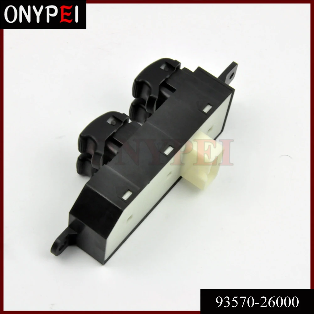 93570-26000 главный переключатель левого стекла для Hyundai Santa Fe 2 4 7 2001-2002 9357026000 |