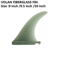surf longboard fins volan fiberglass 99 510 length surf fin green color fin surfboard fin 99 510 length
