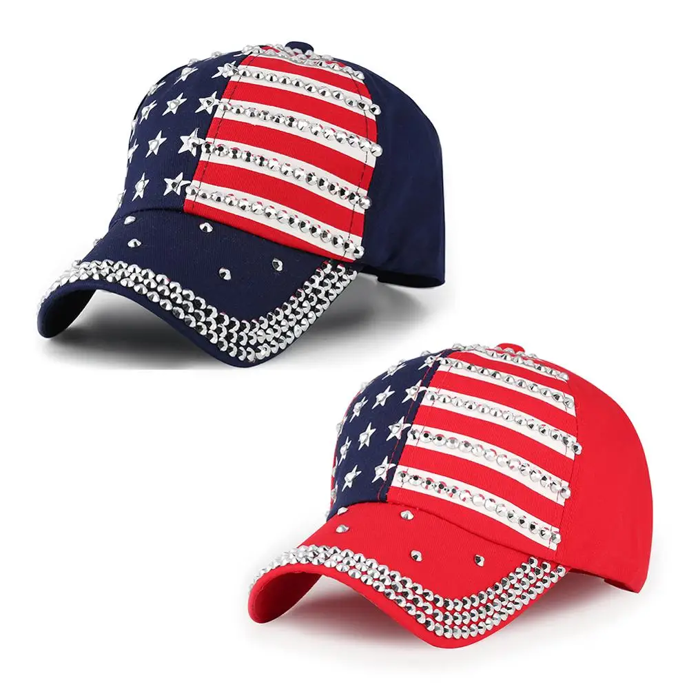 Летняя мужская бейсболка с американским флагом Женские аксессуары летняя кепка