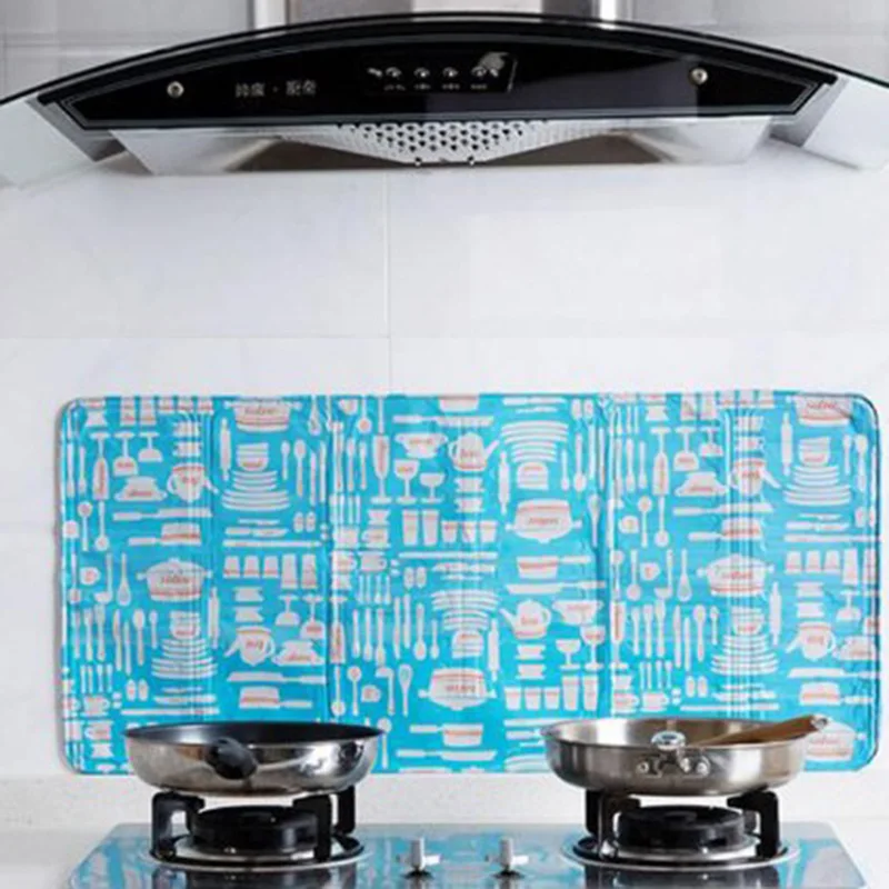 

1pcs Foldable Home Aluminium Kitchen Cook Frying Oil Splash Scald Board Guard Baffle Gas Stove Removal