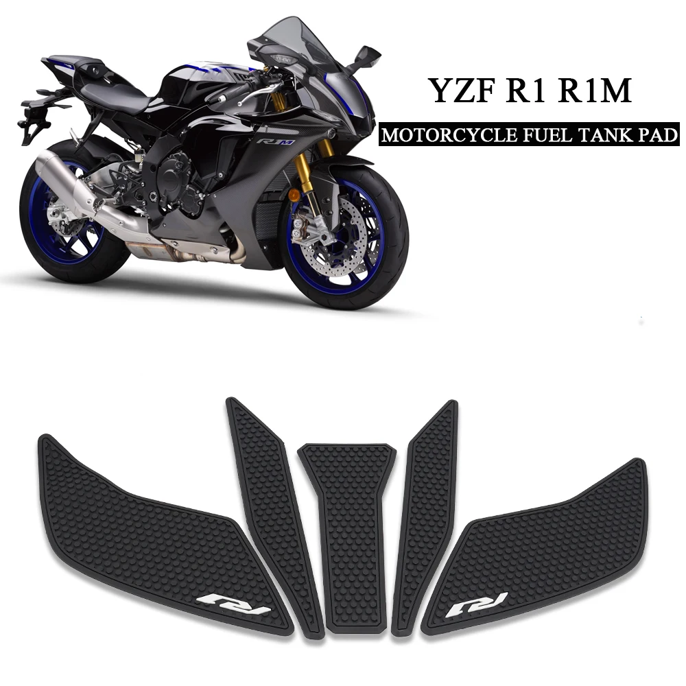 

For YAMAHA YZF R1 R1M YZFR1 YZF-R1 2015 - 2021 Motorcycle Fuel Tank Pad Tankpad Tank Stickers Tank Decal Traction Pad