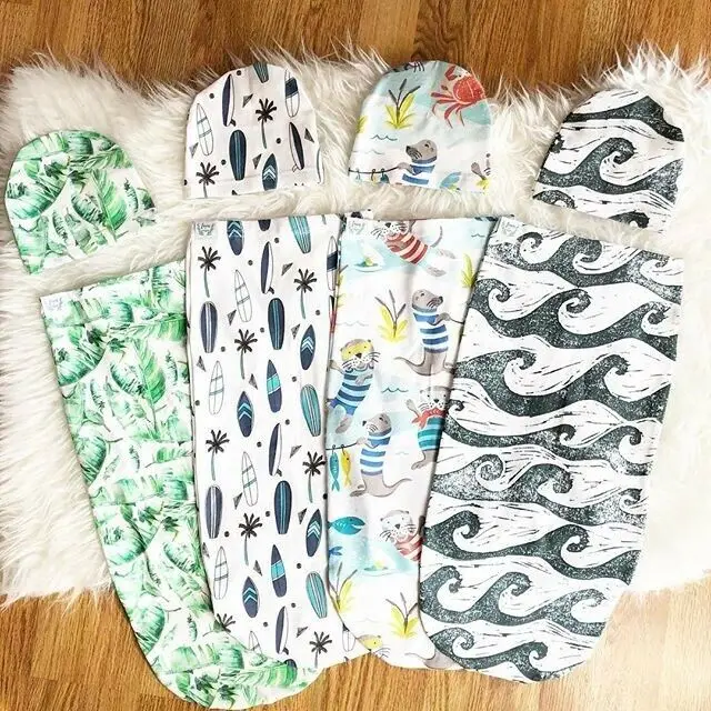 

Soft Baby Sleeping Bags Swaddle Muslin Blanket Newborn Baby Wrap Swaddle Blanket