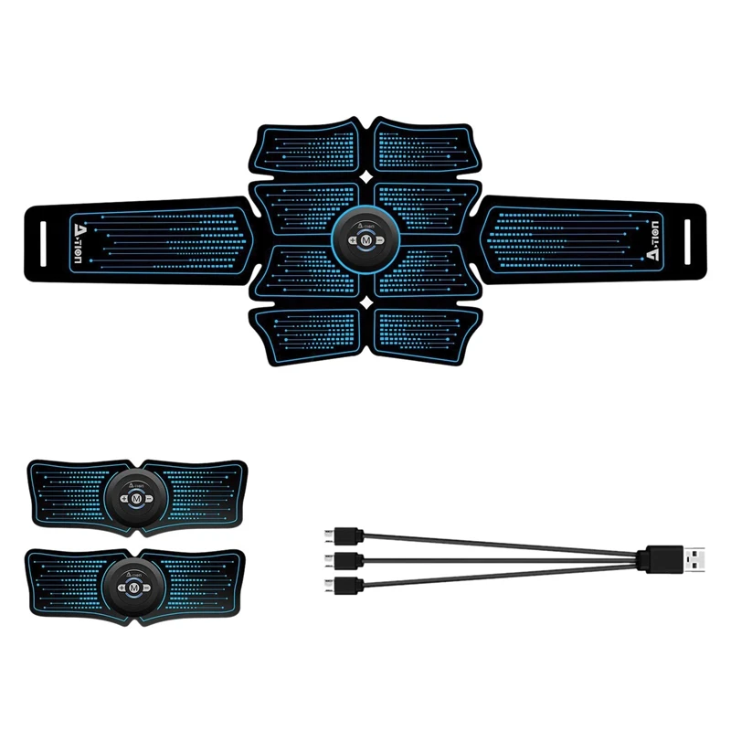 Горячая AD Электростимуляция стимулятор мышц живота EMS Abs домашний тренажер