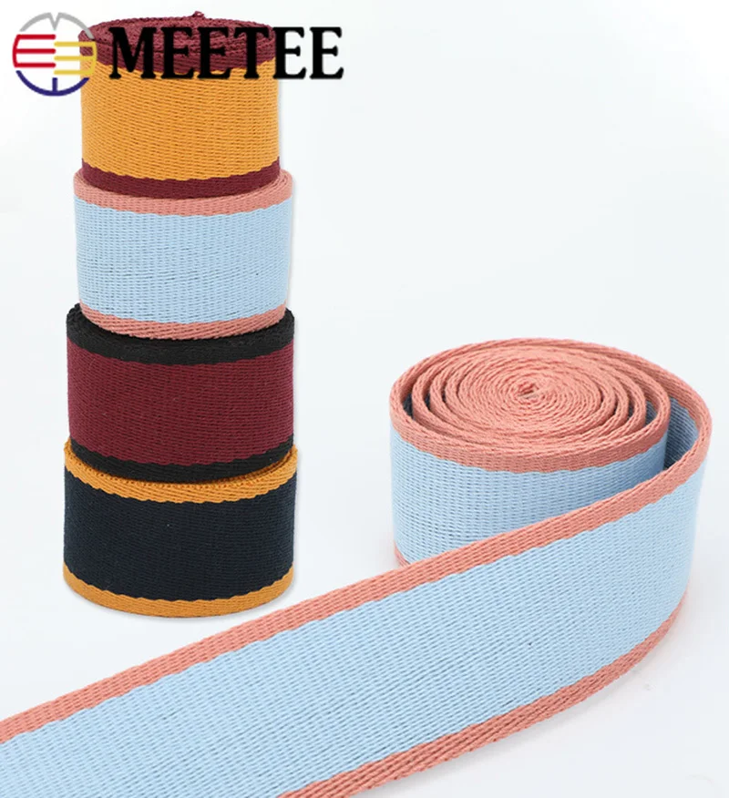 Meetee 4 м 38 мм Φ рюкзак для багажа полипропиленовый ремешок украшение одежды|Тесьма|