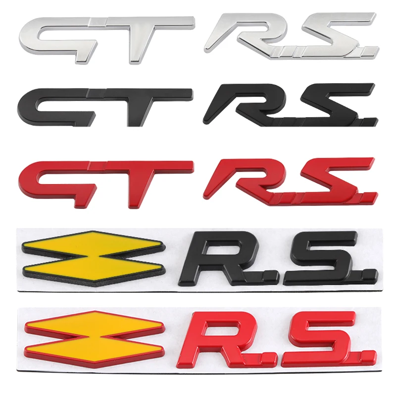 Автомобильная наклейка эмблема решетки для Renault RS GT Clio Scenic laguna Espace Megane Koleos Sandero