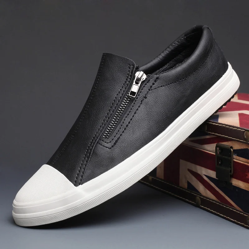 Лоферы мужские износостойкие Вулканизированная подошва Модные Дизайнерские