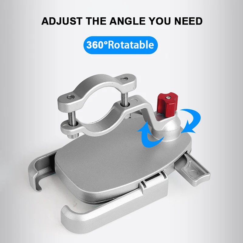 aluminum alloy motorcycle bicycle phone holder moto bike handlebar mirror bracket phone support mount for iphone 8p xs max free global shipping