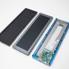 Дисплей для AIDA64 1920x515, IPS экран 8,8 дюйма с регулируемой яркостью, металлический корпус, синий