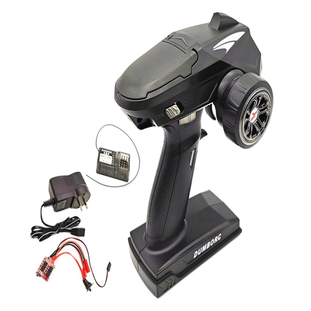 

2CH Radio Transmitter with ESC & Receiver 2.4g Remote Control for MN Model 1:12 RC Car MN90 MN90K MN91 MN91K MN45 MN45K