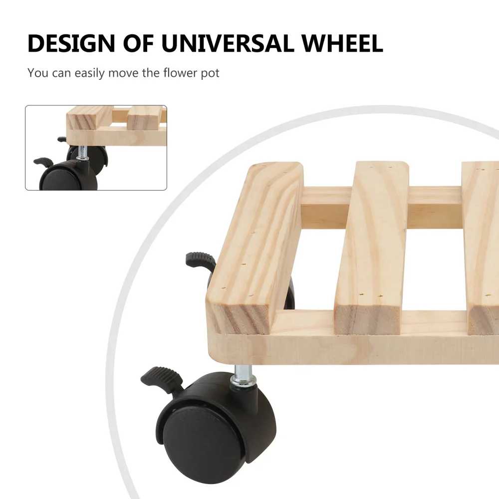 

1PC Multi-purpose Flower Shelf Wood Bonsai Storage Holder Small Flower Pot Stand