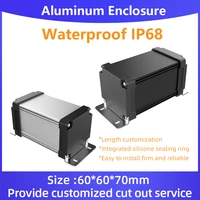 waterproof wall mounting enclosure ip67 project box almunium housing manufacture custom m10 13065mm