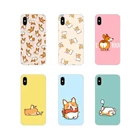 Аксессуары, чехлы для телефонов Huawei Y5, Y6, Y7, Y9 Prime Pro, GR3, GR5 2017, 2018, 2019, Y3II, Y5II, Y6II, Мультяшные милые корги, собака