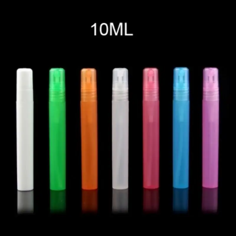 

Travel Portable Perfume Bottle Empty Spray Plastic Pen Cosmetic Containers 10ml Atomizer LX7603