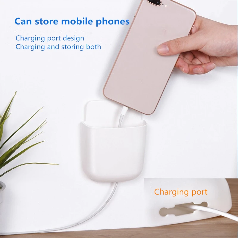 wall mounted storage box remote control storage box air conditioning remote control tv storage box phone holder organizer free global shipping