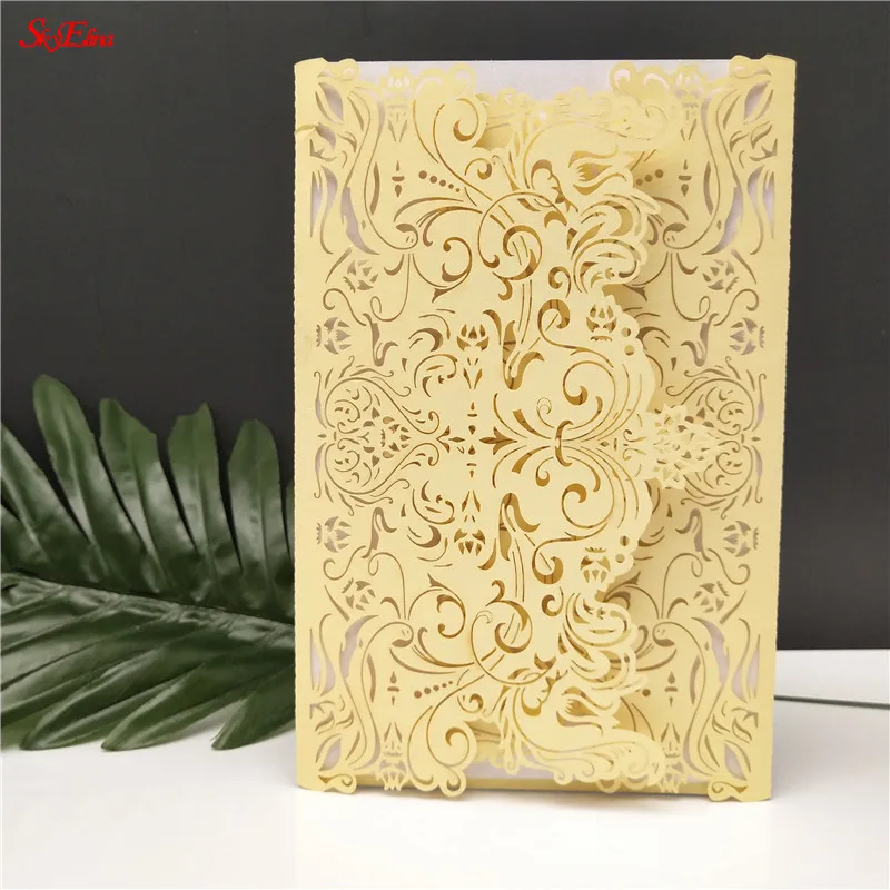 10/30 шт. свадебные пригласительные открытки | Дом и сад