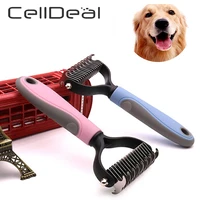 hair removal comb dogs cat brush pet hair detachable clipper grooming tools for matted long hair curly pet trimmer combs supply