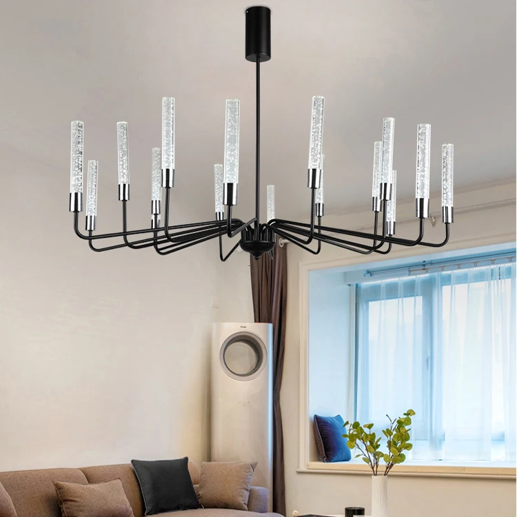 20 оптовых прямых продаж домашняя лобби средняя алюминиевая акриловая черная W