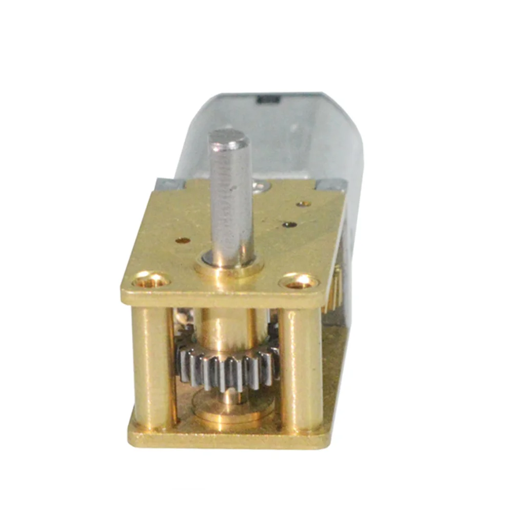 Микро N20 одновальный полностью металлический редукторный двигатель 12 в 16