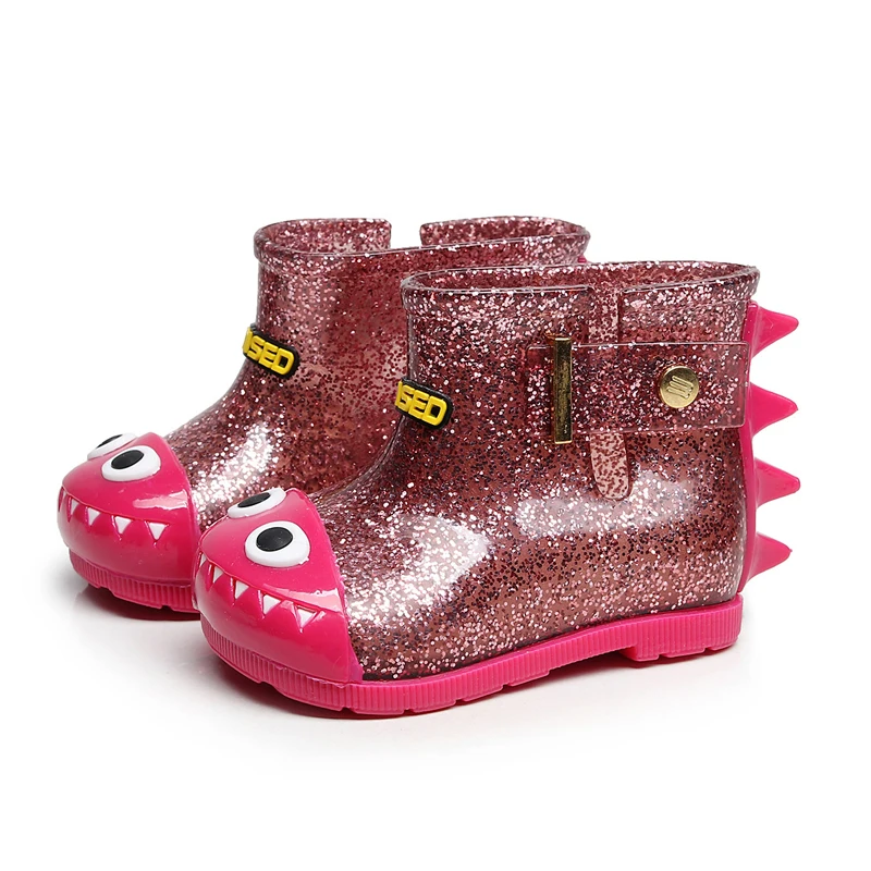 

Водонепроницаемая обувь для детей, с изображением животных, динозавров, сапоги от дождя из ПВХ