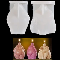 3d fat female body candle silicone mold diy handmade soap aroma candle making mould plaster art mold supplies home craft decor