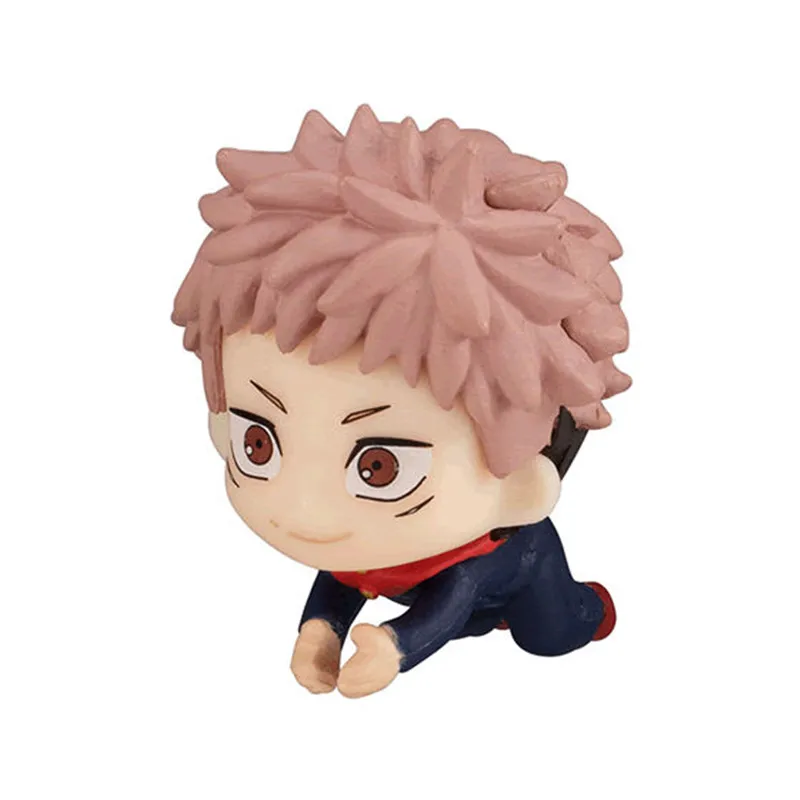 4pcslot anime jujutsu kaisen figure q version pvc action figure megumi nobara satoru figure free global shipping