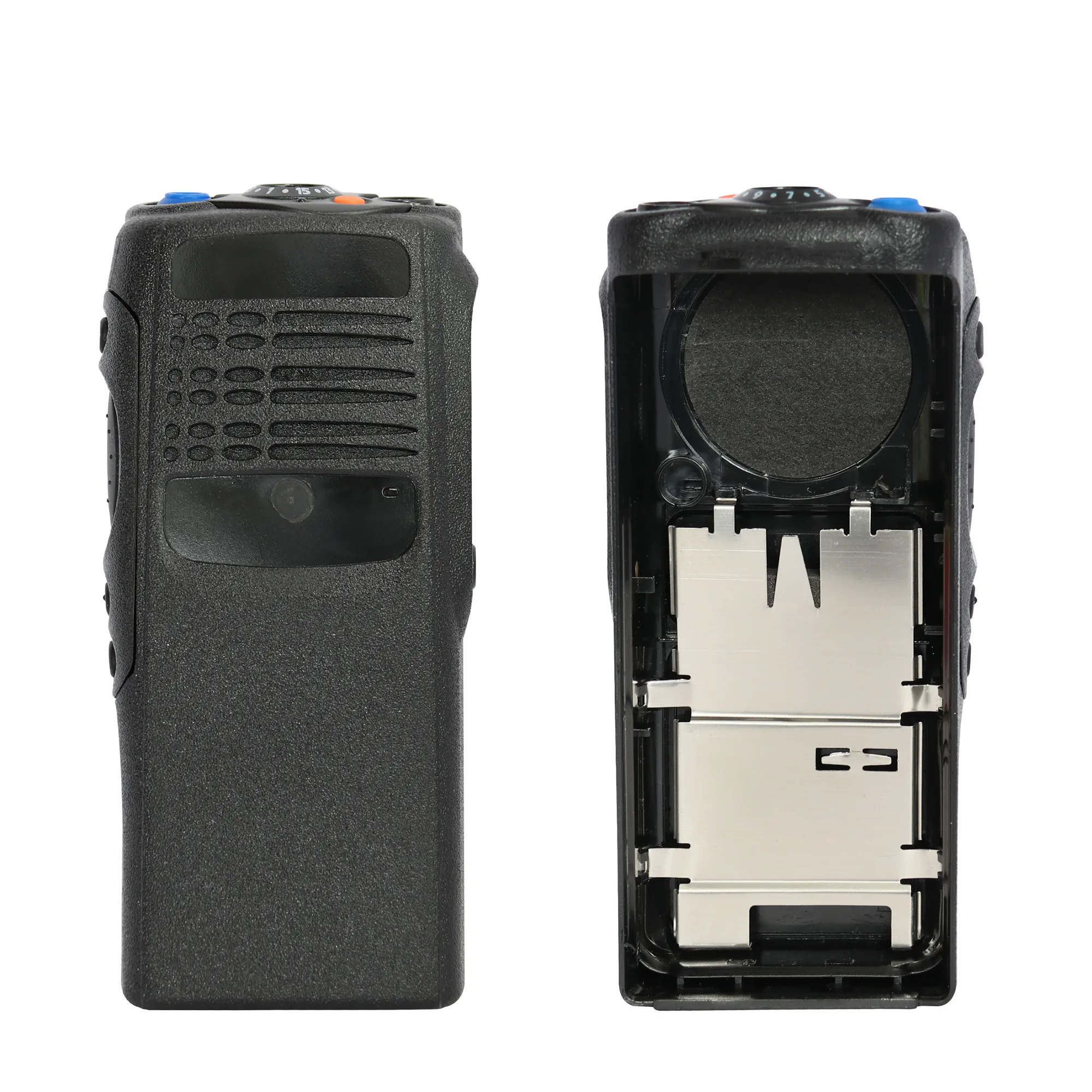 Walkie Talkie Front Housing Case with Knob Dust Cover for HT750 GP328 GP340 MTX900 PRO5150 PRO5350 PTX700 Radios