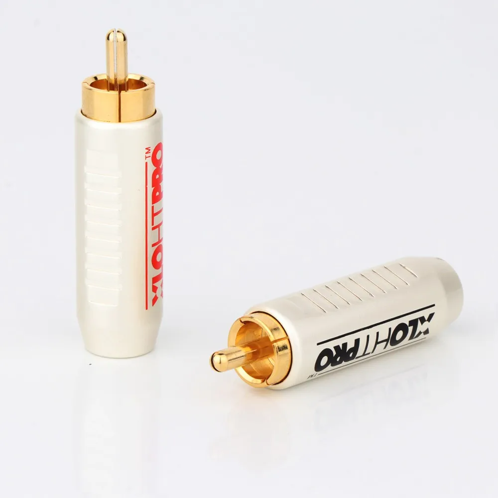 

XLO HTPRO RCA Plug HIFI Amplifier RCA Plug of Audio Power Amplifier Accessories Audio Signal Cable Connector 8mm Hole