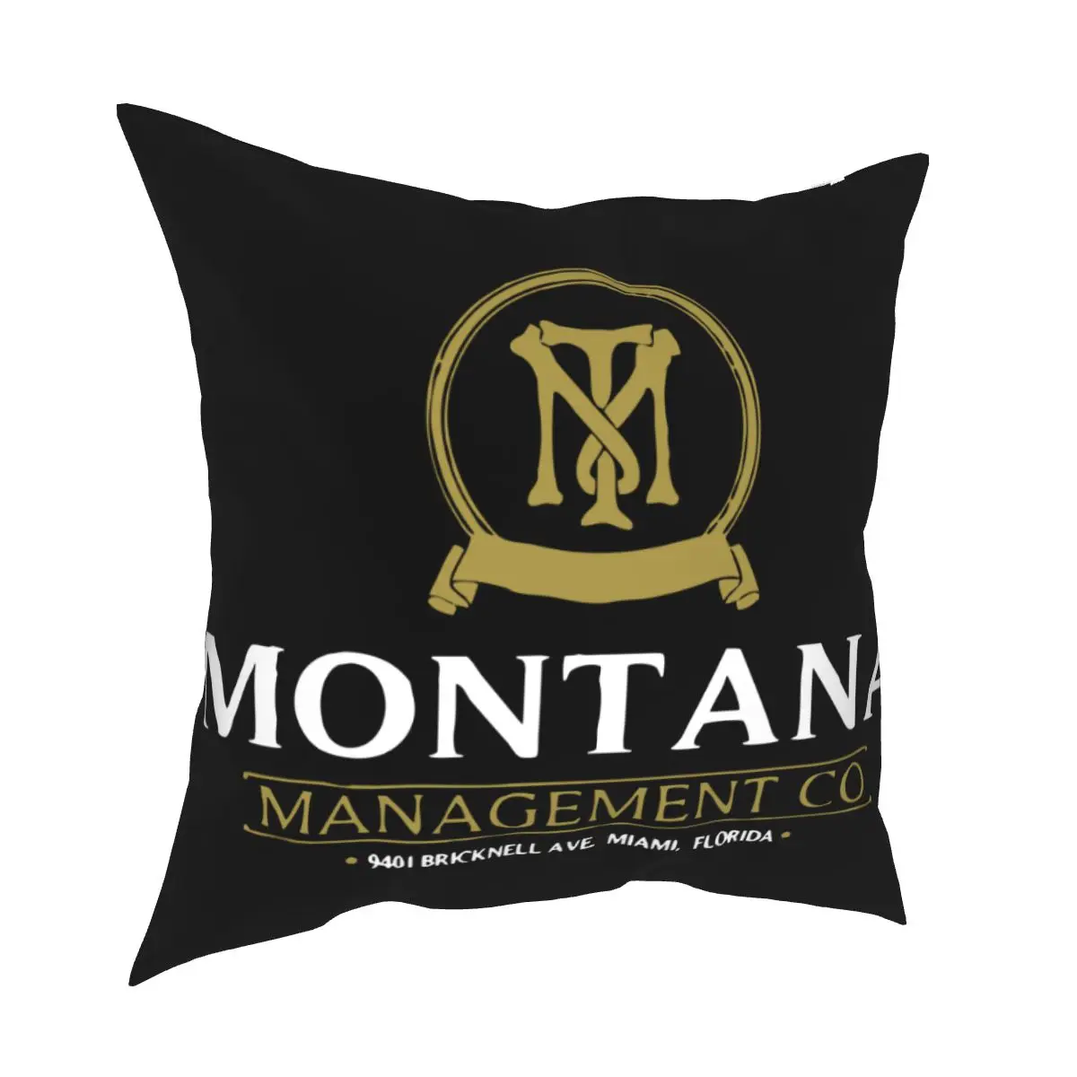 Montana Management Company Pillow Case Scarface Pacino Gangster Movie Cushion Cover Decorative Pillowcase for Bed 40x40cm
