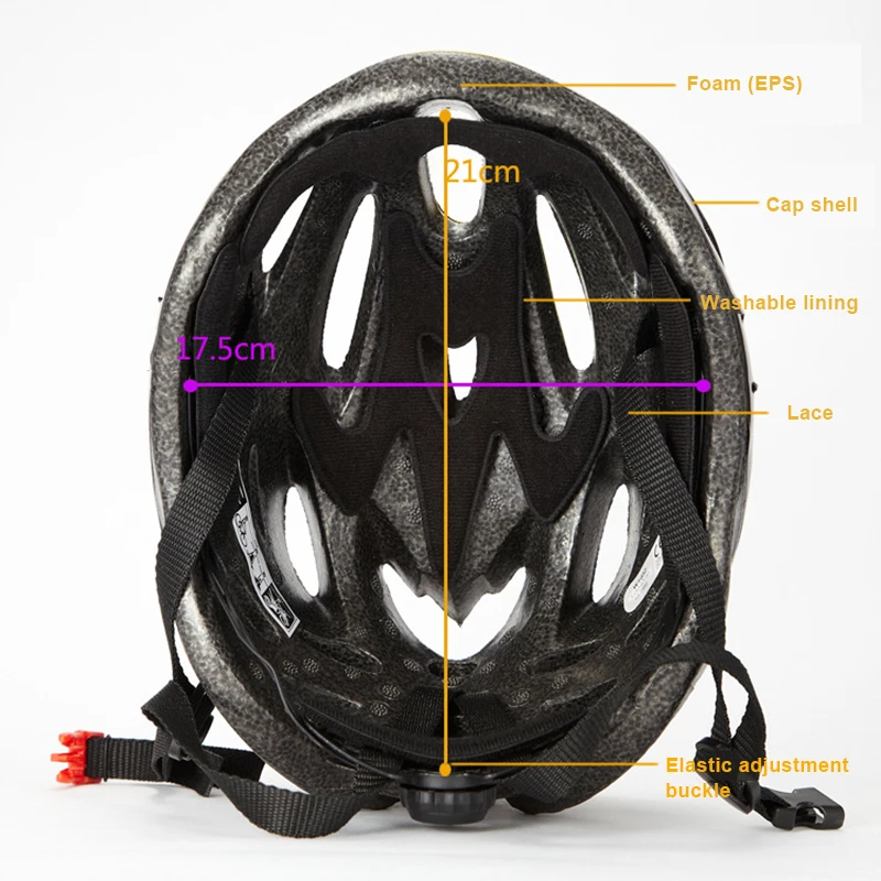 

Protective Bicycle Helmet Mens Womens Adult Adjustable Cycling Helmet Bicycle Sport Safetye Equipment Kask Rowerowy