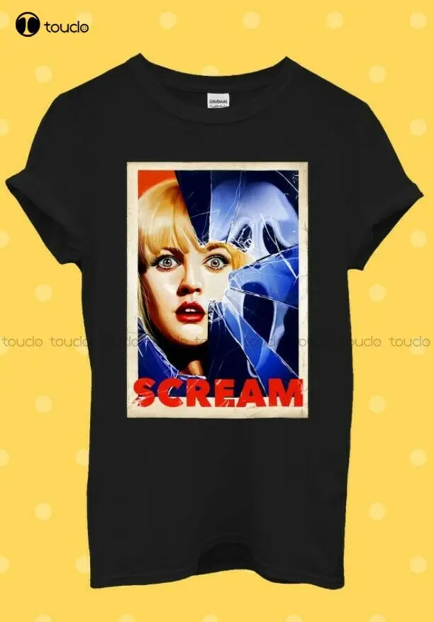 

Vintage Scream Retro 90S Cult Horror T-Shirt Men Women Unisexs-3Xl Heavy Cotton Work Shirt Custom Aldult Teen Unisex Xs-5Xl