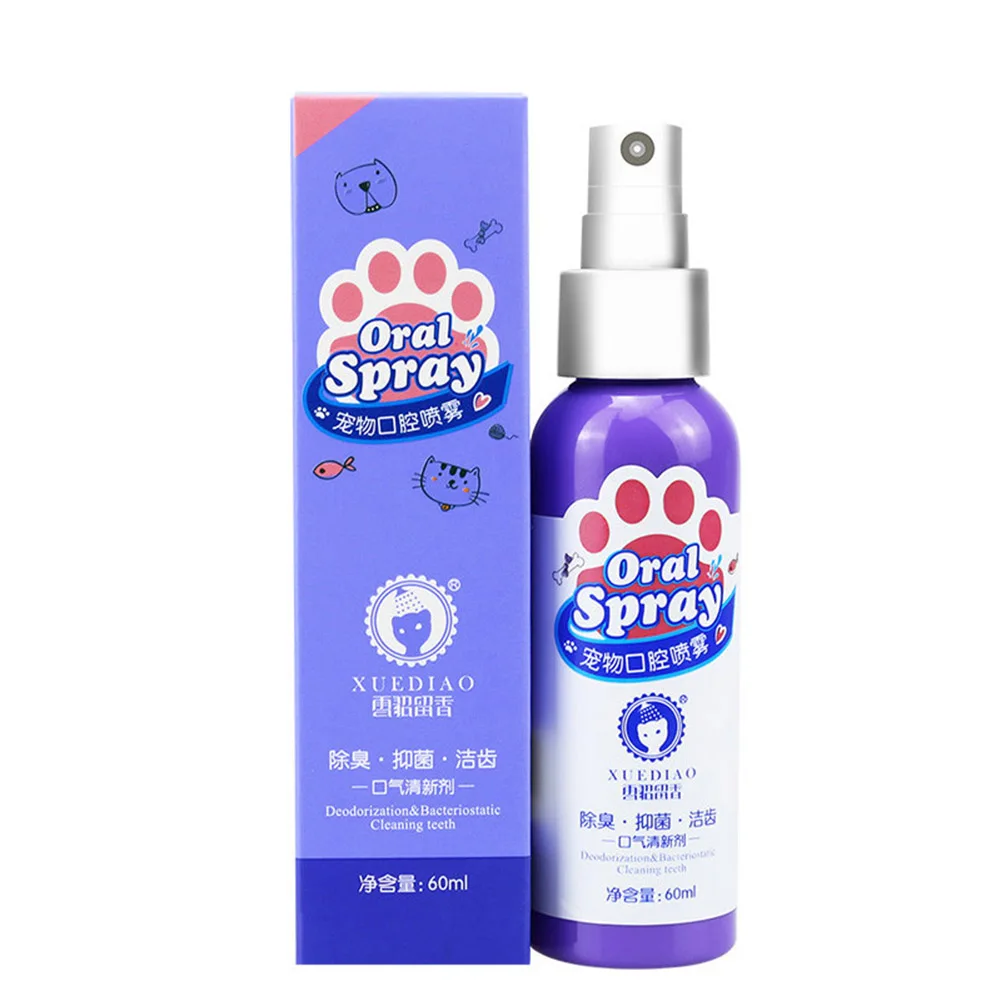 New Pet Spray Dog Oral Care Bad Breath Teeth Cleaning Freshener Plaque Removing NE | Дом и сад