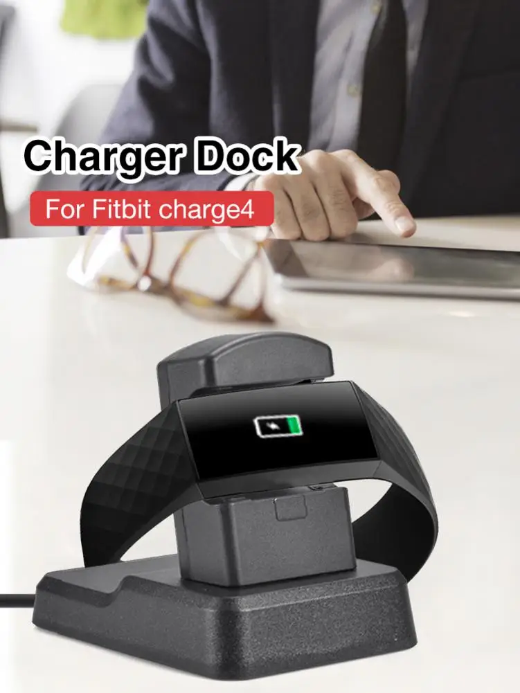 USB зарядка часы зарядная док станция Ffor Fitbit Зарядка 4 Смарт замена зарядное