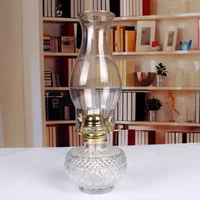retro classic glass kerosene ussr lamp smokeless oil light lantern old fashioned home mantelpiece desktop decorate meditation