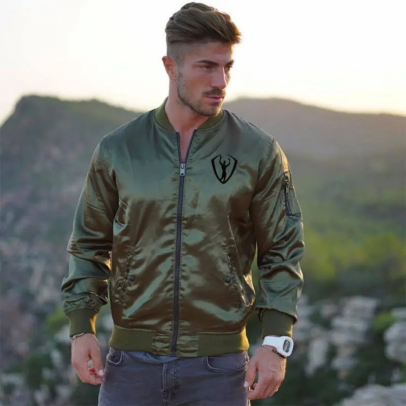 Купи Trendy style casual sports jacket fitness running hiking zipper sweater men за 1,449 рублей в магазине AliExpress