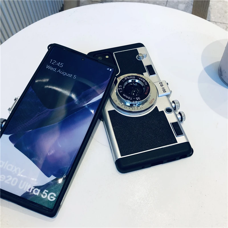Чехлы для телефона с 3D камерой Samsung Galaxy Note 20 Ultra Vintage Emily In Paris такой же чехол задняя