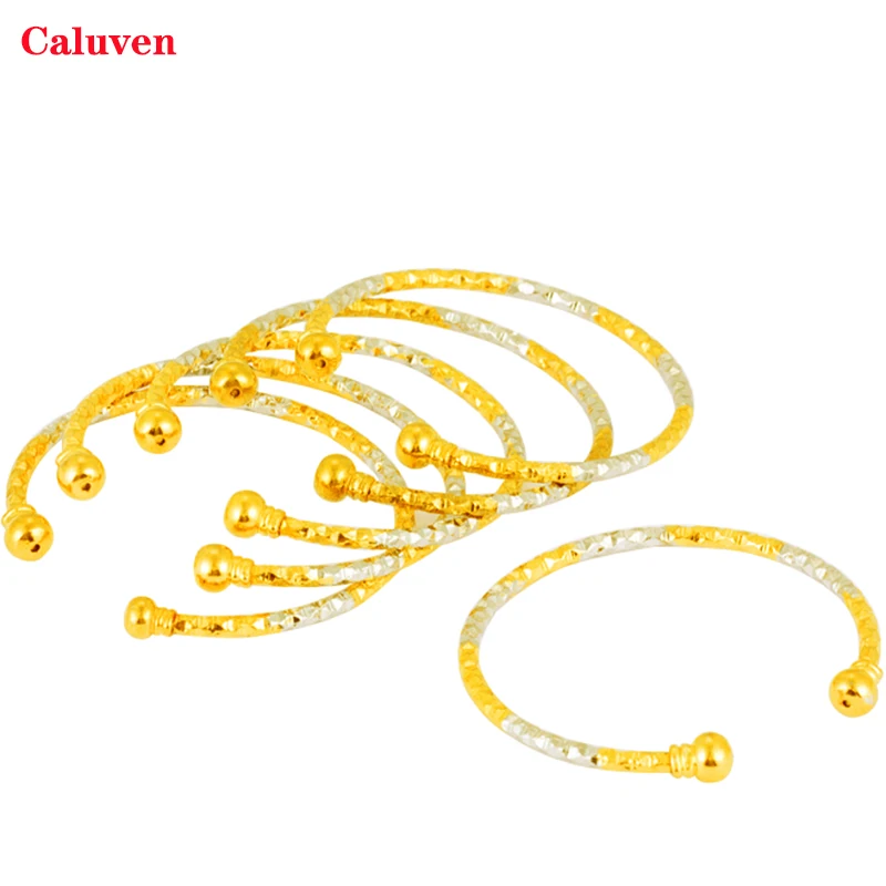 Женский браслет золотого и серебряного цвета регулируемый для браслетов