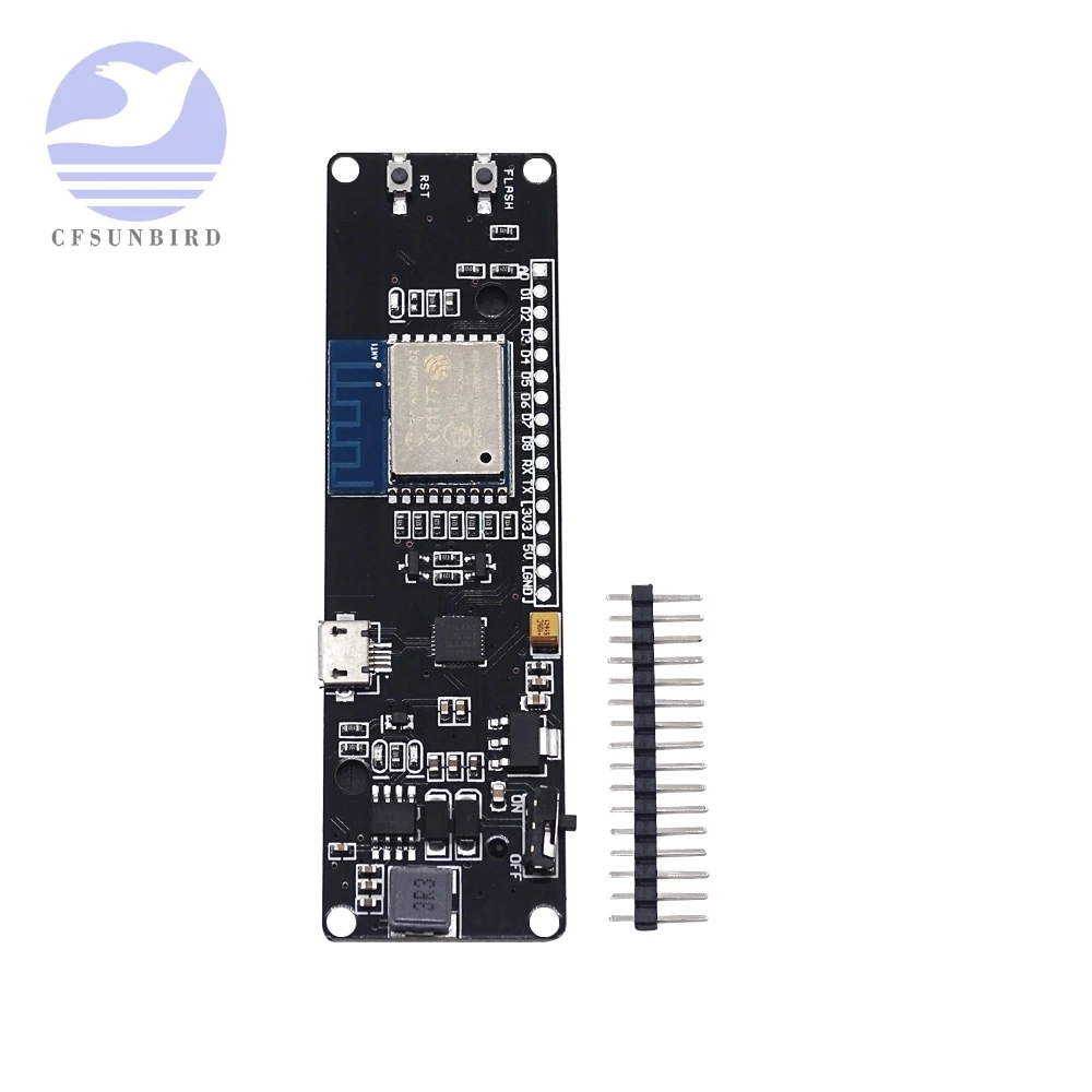 Для WeMos D1 ESP-Wroom-02 ESP8266 Wi-Fi макетная плата 18650 Литий Батарея зарядный Модуль Nodemcu PWM I2C