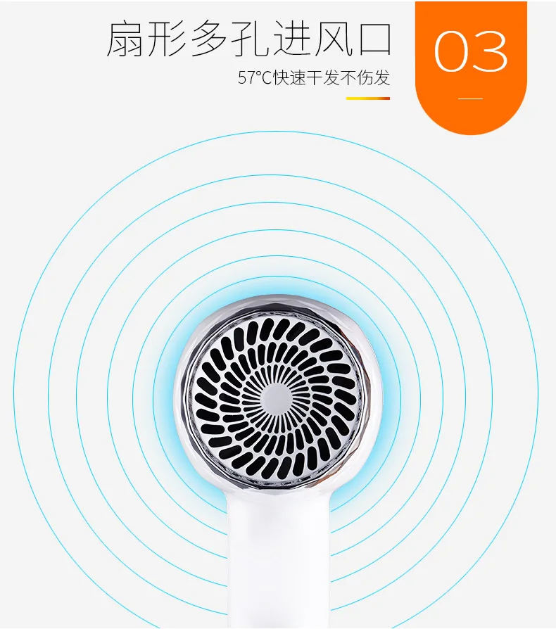 TSMOUNTAIN Hot and cold wind air blowers hotels 1600W hair drier for household and bathroom wall mounted hair dryer
