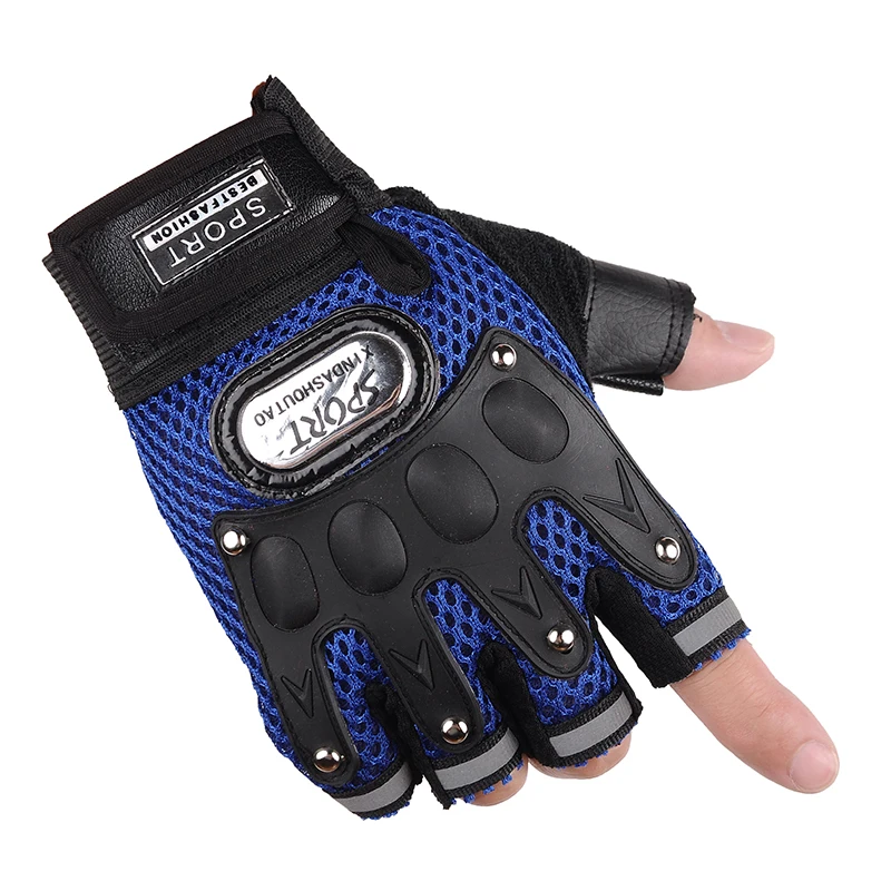 

Fashion Portable Cycling Gloves Comfortable Non-slip Fingerless Cycling Gloves Men Women Guantes Cycling Accessories