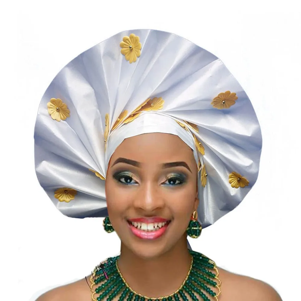 Африканская sego головной убор новая чалма aso oke gele модные африканские головные уборы