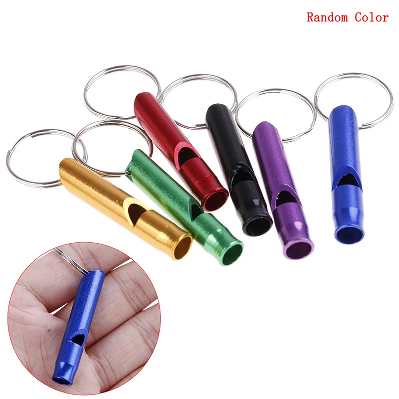 Тренировочный свисток 6 шт. многофункциональная из алюминиевого для выживания в