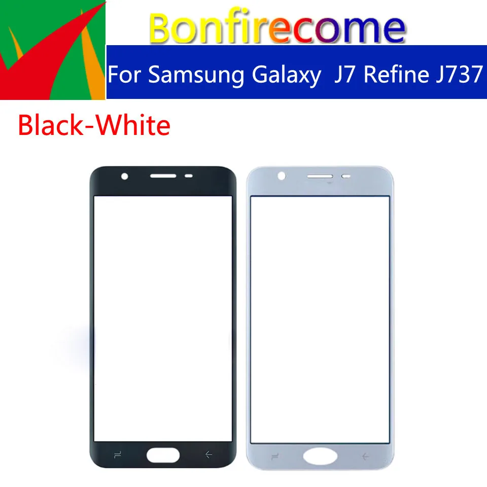 

10pcs\lot For Samsung Galaxy J7 Refine J737 J737P J737V J737A SM-J737A Front Outer Glass Touch Screen Lens Replacement 5.5"