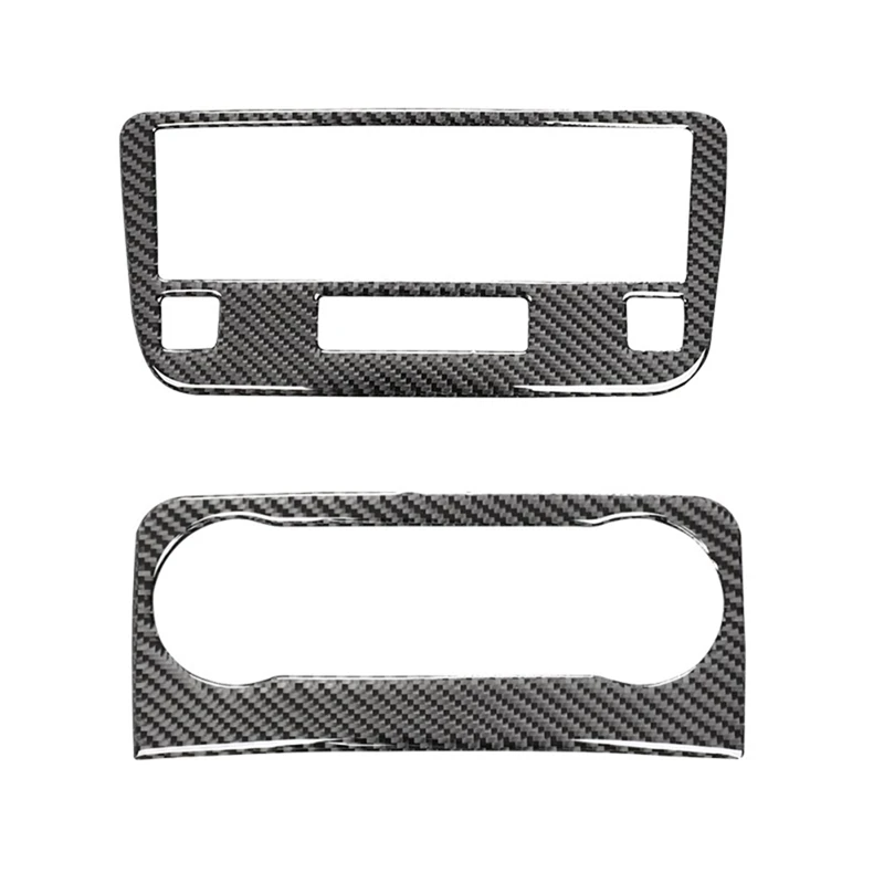 

Carbon Fiber Center Console Air Conditioner CD Frame Cover Trim for Mercedes Benz GLK 300 350 250 2008-2015