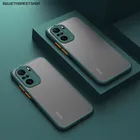 Чехол для Xiaomi 11 Lite Poco F3 M3 Pro 5G X3 GT NFC, жесткий прозрачный матовый противоударный защитный чехол для Redmi Note 10 Pro