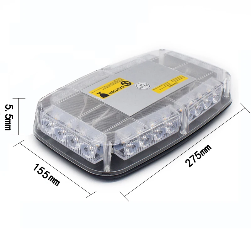 Светодиодный короткий длинный стробоскоп на крыше полицейский Предупреждение