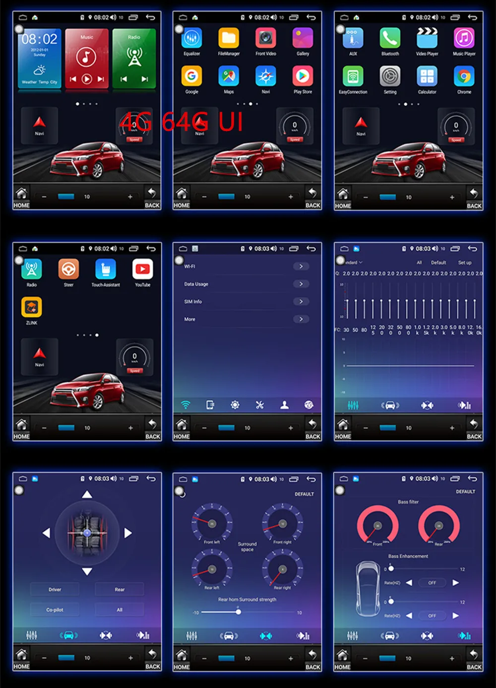 ZOYOSKII Android 9 0 8 дюймовый автомобильный радиоприемник GPS bluetooth навигатор плеер для BMW